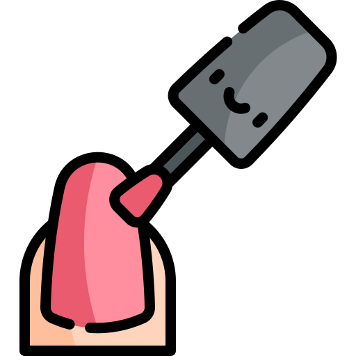 Detailed-Oriented Nail Polish Happy Icon